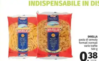 Pam Divella Pasta di semola offerta