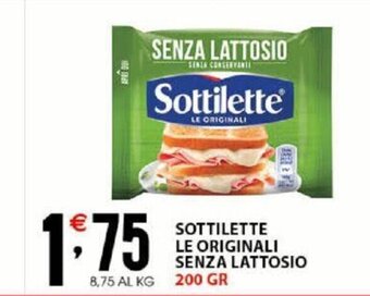Sottilette Le Originali Senza Lattosio 200 Gr