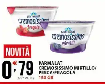Sisa Parmalat Cremosissimo Mirtillo/ Pesca/Fragola 150 gr offerta