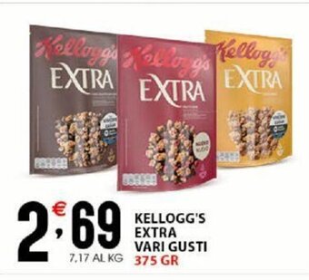 Sisa Kellogg's Extra Vari Gusti 375 Gr offerta