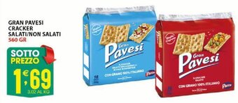 Sisa Gran Pavesi Cracker Salati/ Non Salati 560 gr offerta