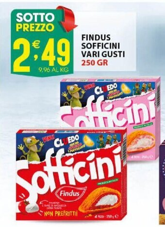 Sisa Findus Sofficini Vari Gusti 250 Gr offerta