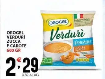 Sisa Orogel Verduri Zucca E Carote 600 Gr offerta