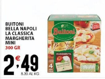 Sisa Buitoni Bella Napoli La Classica Margherita Mini 300 Gr offerta