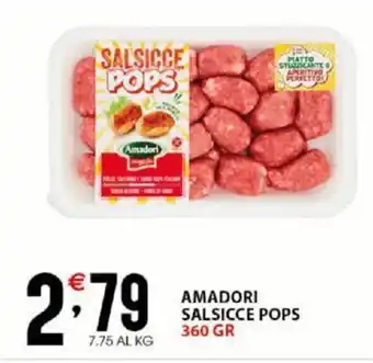 Sisa Amadori Salsicce Pops 360 Gr offerta