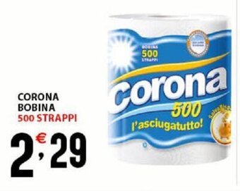 Sisa Corona Bobina 500 Strappi offerta