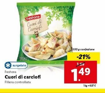 Lidl Cuori di carciofi offerta