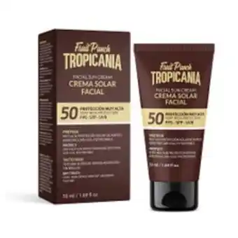 Tropicania crema solare protezione viso spf 50 50ml