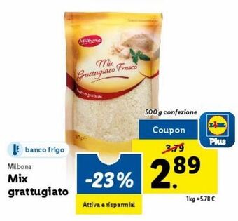 Lidl Mix grattugiato offerta