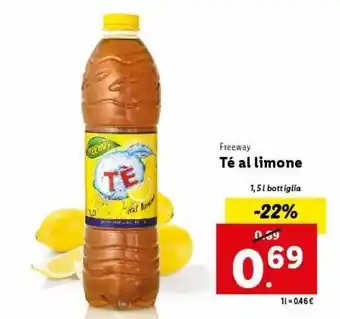 Lidl Tè al limone offerta