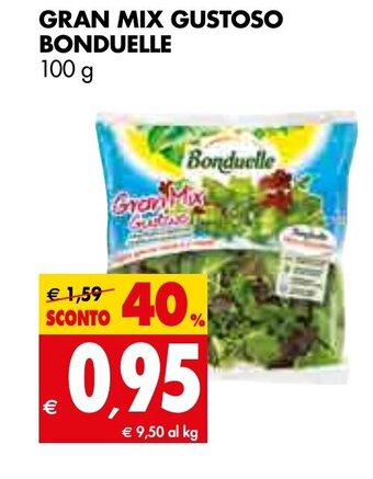Tigros Bonduelle Gran Mix Gustoso 100 g offerta