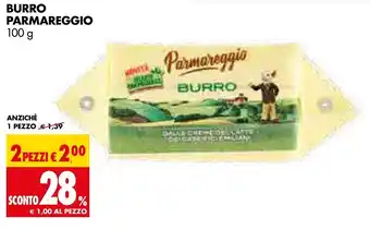 Tigros Parmareggio Burro 100 g 1 pezzo offerta