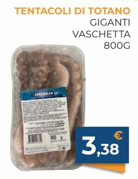 Amarras Tentacoli Di Totano Giganti Vaschetta G Offerta Di E Moderna