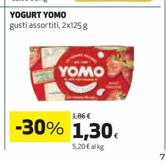 Coop Yogurt yomo offerta