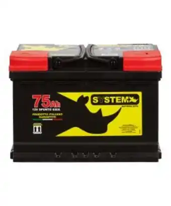 Cfadda Batteria auto 75 ah 650 a system+ offerta