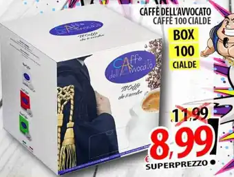 Il Genio Supermercato Caffè Dell'Avvocato Caffè 100 Cialde offerta