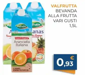 Valfrutta Bevanda Alla Frutta Vari Gusti 1,5 l