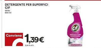 Coop Cif Detergente Per Superfici offerta