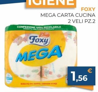 Foxy Mega Carta Cucina 2 veli pz.2