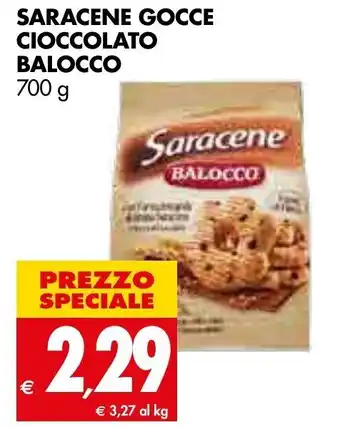 Balocco Saracene Gocce Cioccolato 700 g
