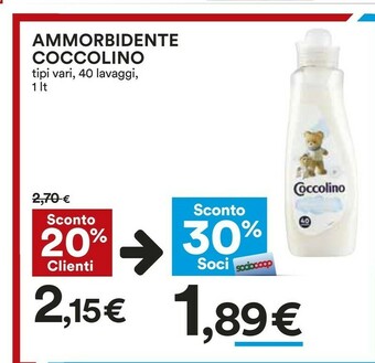 Coop Coccolino Ammorbidente offerta