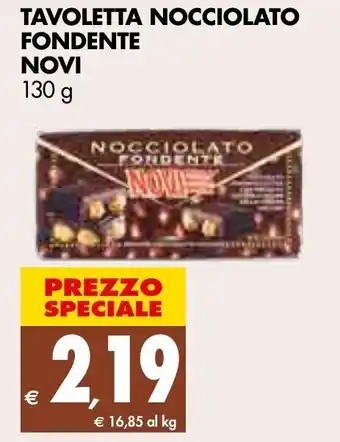 Novi Fondente Tavoletta Nocciolato 130 g