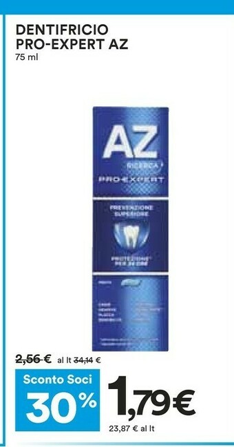 Coop Az Dentifricio Pro-expert offerta