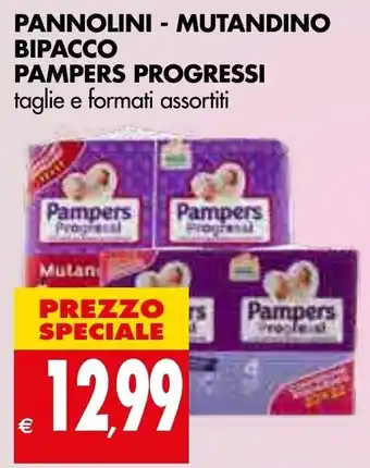 Tigros Pampers Progressi Pannolini - Mutandino Bipacco Taglie e Formati Assortiti offerta