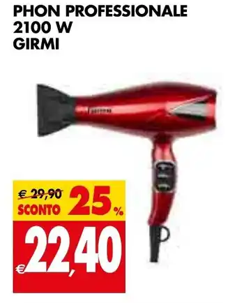 Girmi Phon Professionale 2100 W