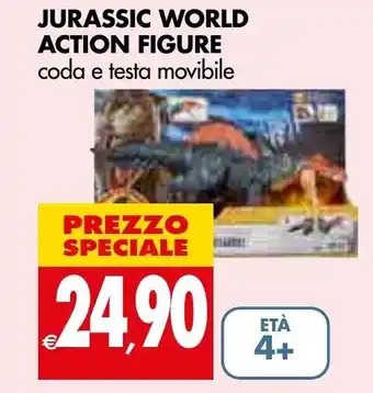 Jurassic World Action Figure Coda E Testa Movibile
