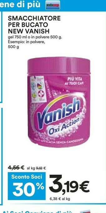 Coop Vanish Smacchiatore offerta