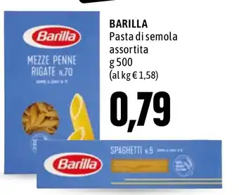 Barilla Pasta di Semola Assortita g 500