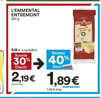 Coop Entremont Emmental offerta