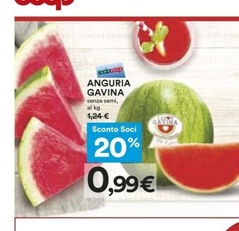 Coop Anguria offerta