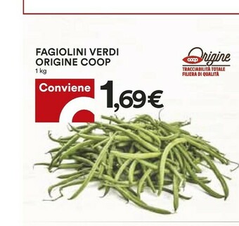 Coop Fagiolini offerta