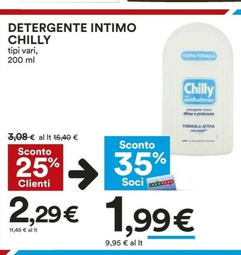 Coop Chilly Detergente intimo offerta