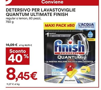 Coop Finish Detersivo lavastoviglie offerta
