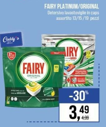 Caddy's Fairy Detersivo lavastoviglie offerta
