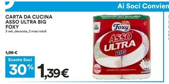 Coop Foxy Rotoli di carta offerta