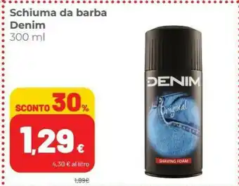 Coop Denim Schiuma Da Barba offerta