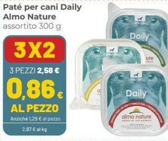 Coop Almo Nature Pate Per Cani Daily offerta