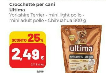 Coop Ultima Crocchette Per Cani offerta