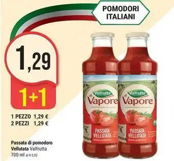 Supermercati Gulliver Valfrutta Valfrutta - Passata di Pomodoro Bio 700 g(ml) offerta