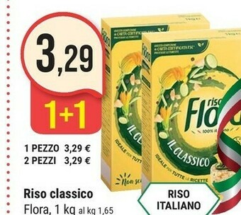 Supermercati Gulliver Flora Riso Classico offerta