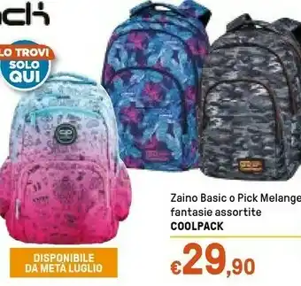 Iper La Grande Coolpack Zaino Basic O Pick Melange offerta