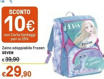 Iper La Grande Seven Zaino Sdoppiabile Frozen offerta