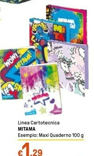 Iper La Grande Mitama Linea Cartotecnica Maxi Quaderno offerta