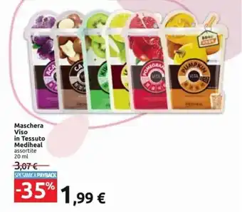 Carrefour Maschera Viso in Tessuta Mediheal 20 ml offerta