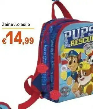 Iper Zainetto Asilo Pups