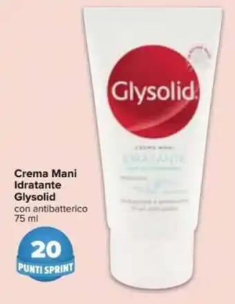 Carrefour Glysolid Crema Mani Idratante 75 ml offerta